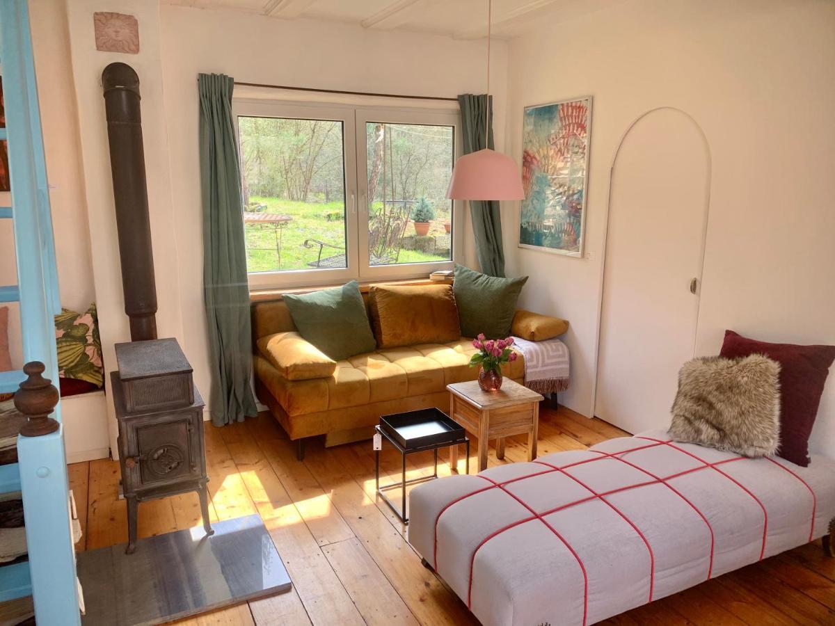 Kleine Kunstremise Mit Holzofen Burg Freienfels Apartment Weinbach Luaran gambar