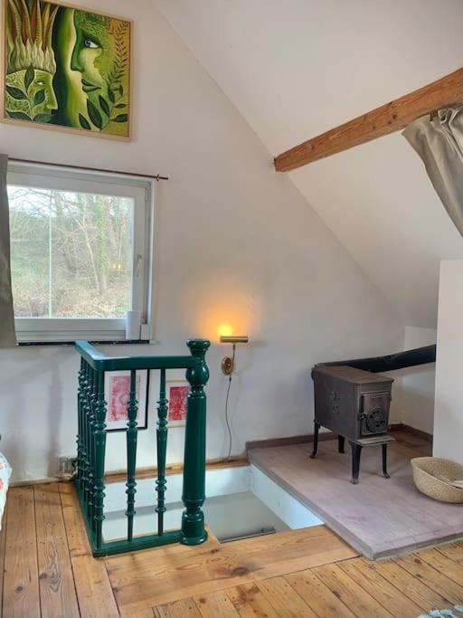Kleine Kunstremise Mit Holzofen Burg Freienfels Apartment Weinbach Luaran gambar