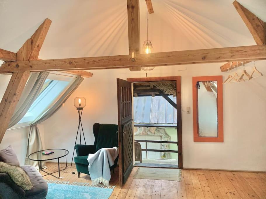 Kleine Kunstremise Mit Holzofen Burg Freienfels Apartment Weinbach Luaran gambar